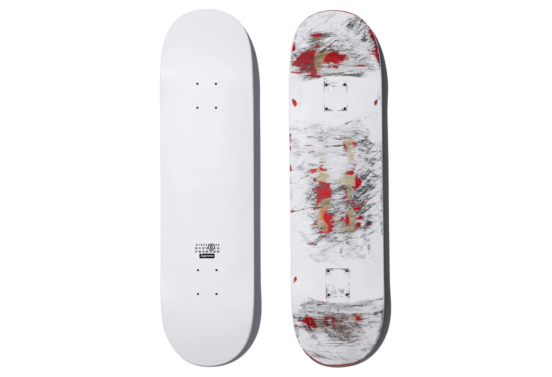Supreme x MM6 Maison Margiela Skateboard (SS24) WHITE sneaker – authenticated on KLEKT