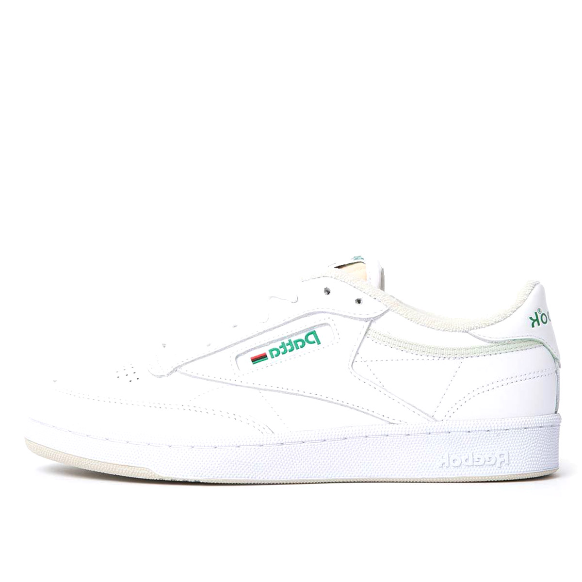 Reebok x Patta Club C 85 (2020) White / Green sneaker – authenticated on KLEKT