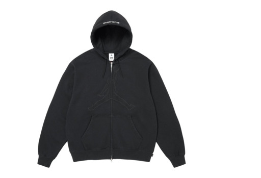 Supreme x Jordan® Zip Up Hooded Sweatshirt 'Black' (2026) – authenticated on KLEKT