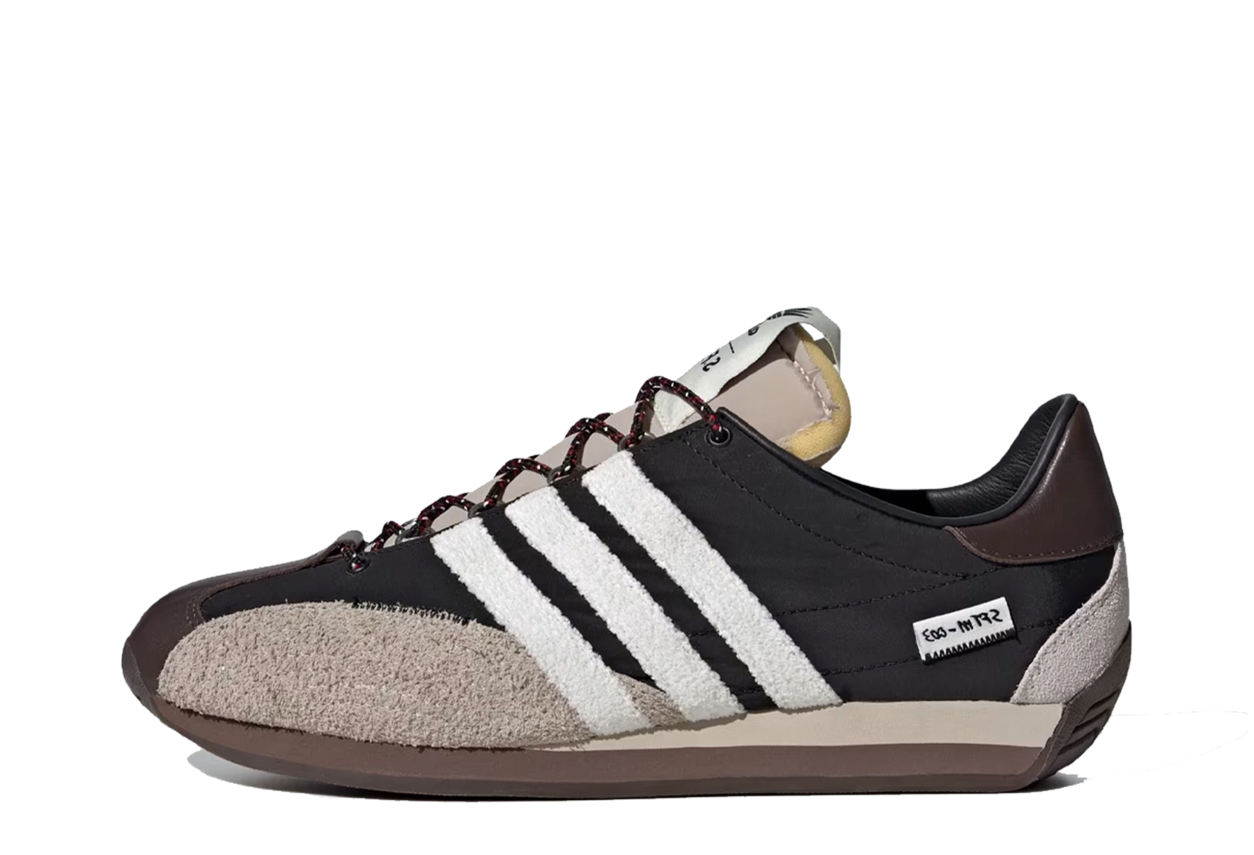 Adidas x Song for the Mute Country OG Low 'Black' (2024) Core Black/Core White/Wonder Beige sneaker – authenticated on KLEKT