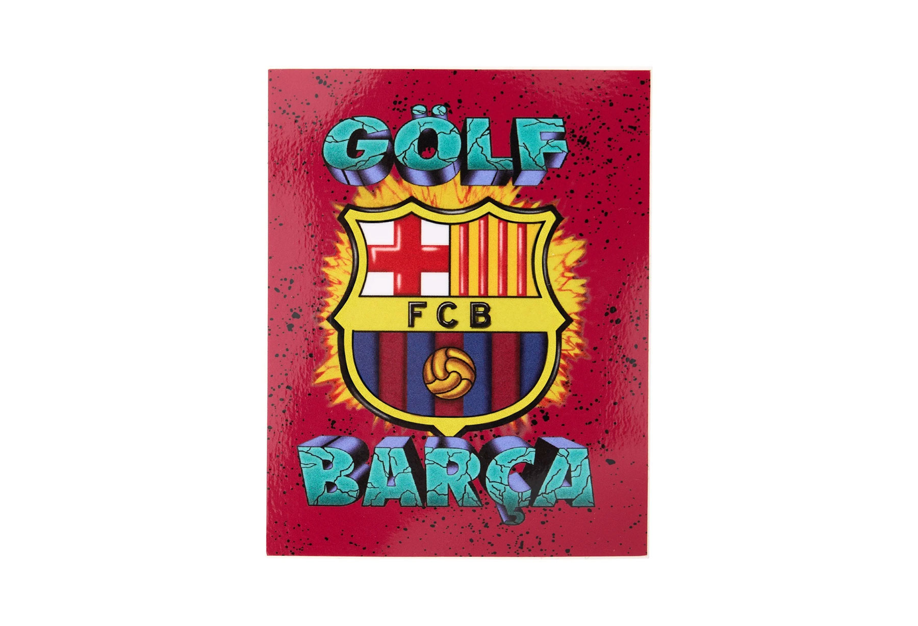 GOLF WANG FC Barcelona x Nike x GOLF WANG FCB Quake Sticker (FW26) RED sneaker – authenticated on KLEKT