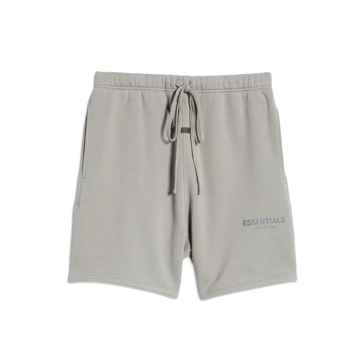 Fear Of God ESSENTIALS Sweatshort Cement/Pebble (SS21) CEMENT/PEBBLE sneaker – authenticated on KLEKT