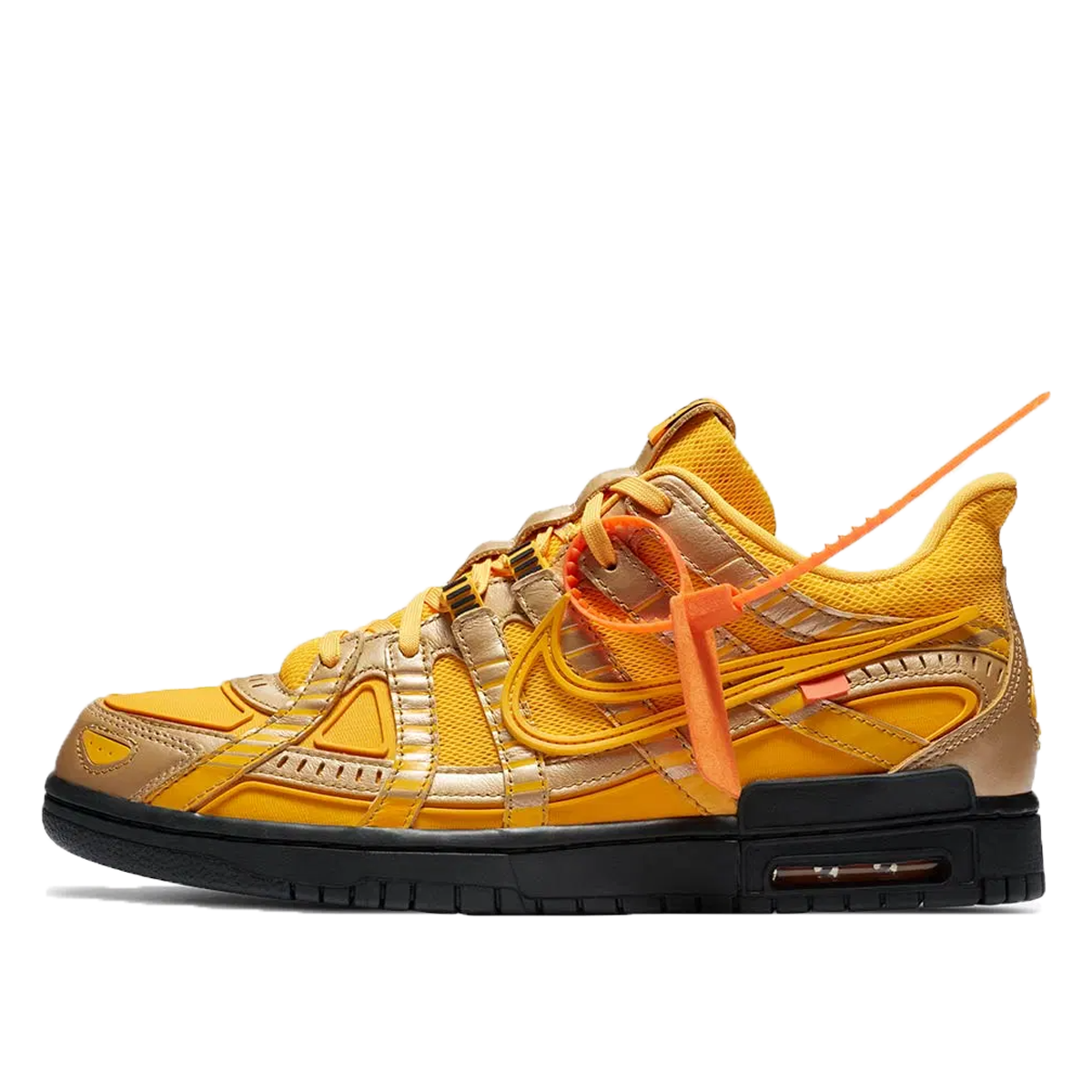 Nike Air Rubber Dunk Off-White University Gold (2020) sneaker – authenticated on KLEKT