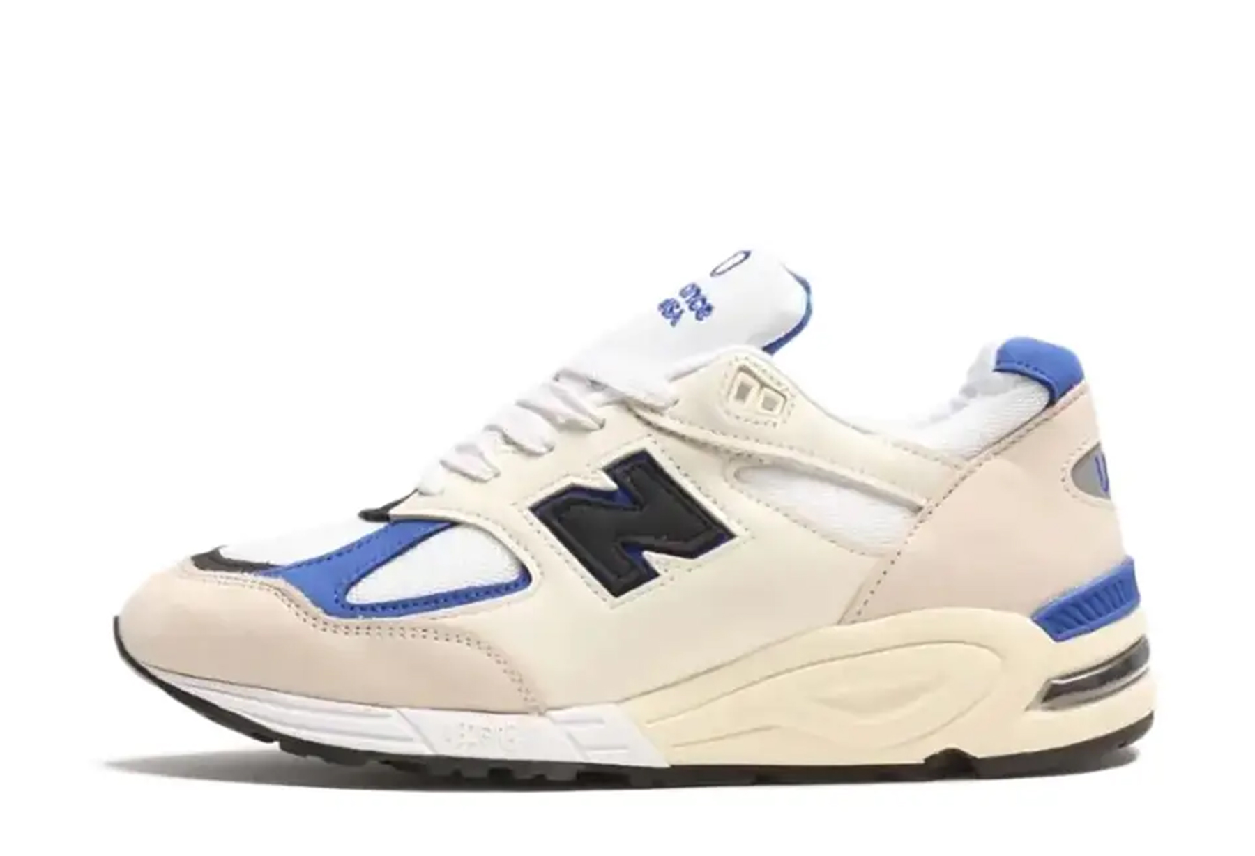 New Balance 990v2 Made In USA White Blue (2022) WHITE/BLUE sneaker – authenticated on KLEKT