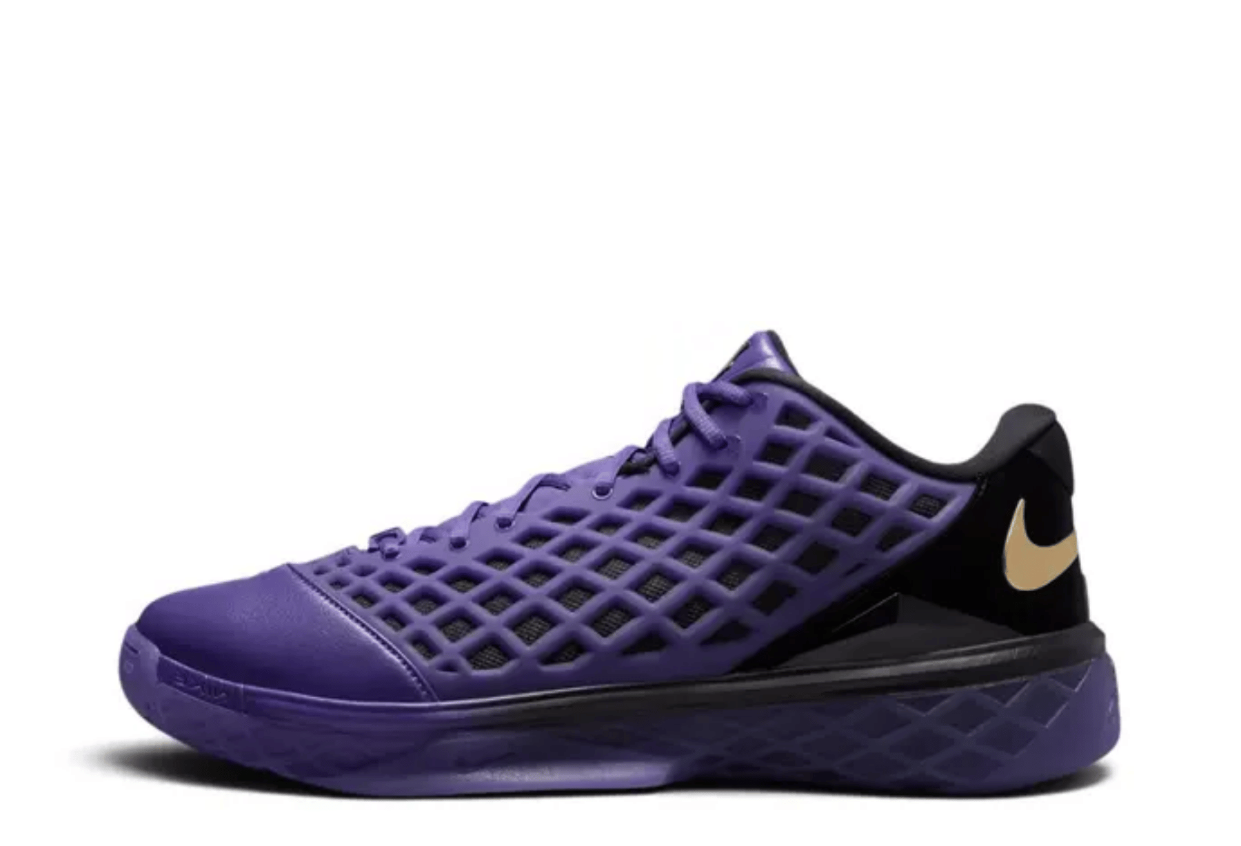 Nike x FC Barcelona Kobe 3 Low Protro 'Black Gold Metallic' (2026) BLACK/METALLIC GOLD/ELECTRO PURPLE sneaker – authenticated on KLEKT