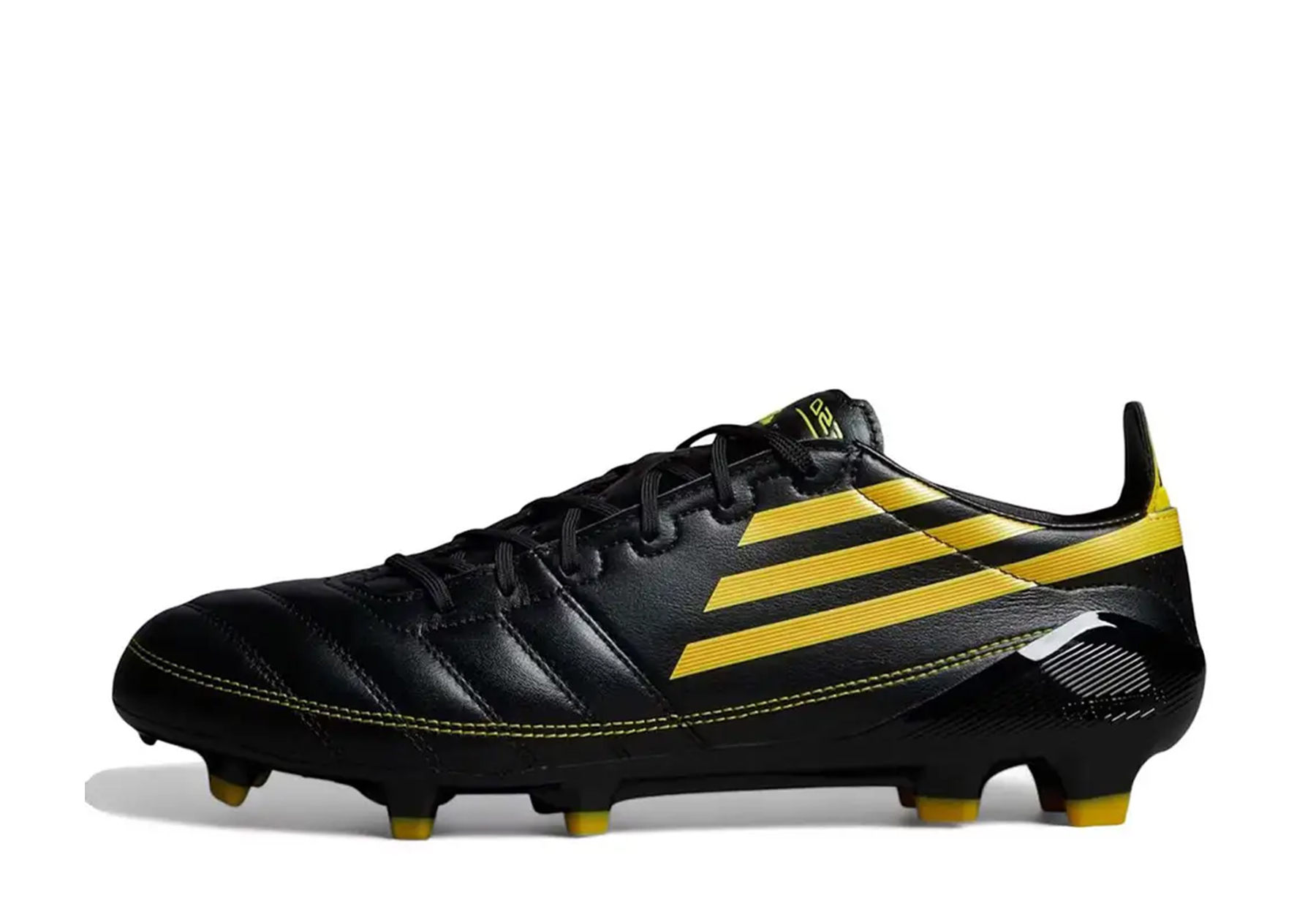 Adidas F50 Elite Leather 2010 FG Remake Pack 'Black Yellow' (2025) BLACK sneaker – authenticated on KLEKT