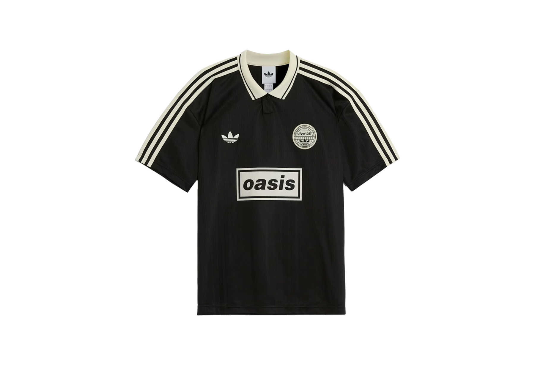 Adidas x Oasis Tour Jacquard Jersey 'Black' (2025) BLACK sneaker – authenticated on KLEKT