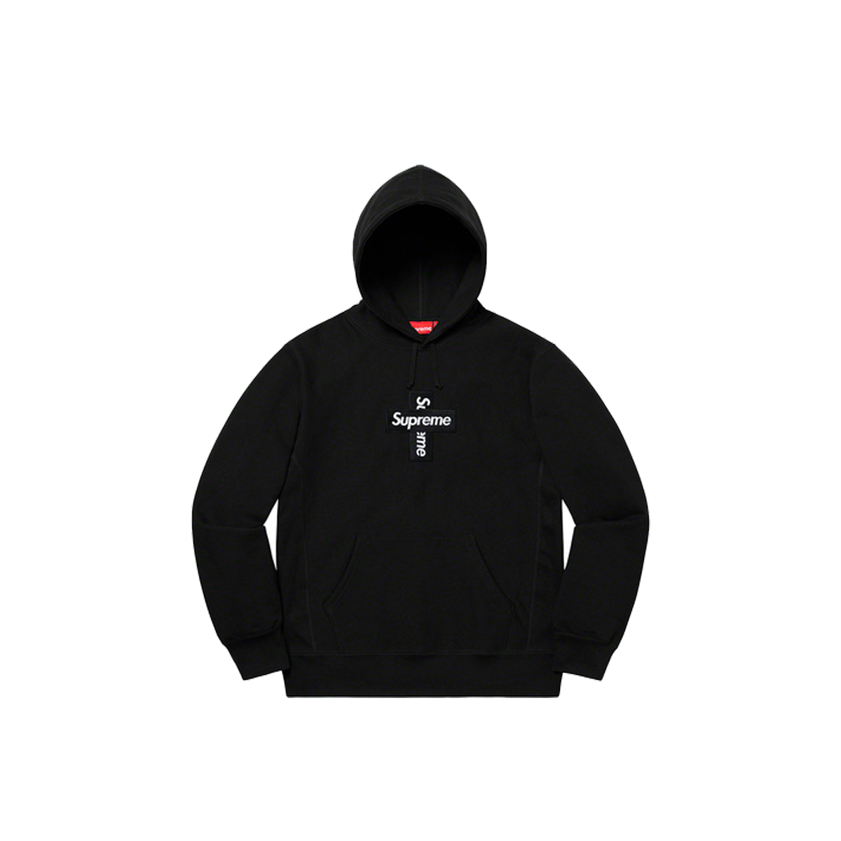 Supreme Cross Box Logo Hooded Sweatshirt Black (FW20) sneaker – authenticated on KLEKT
