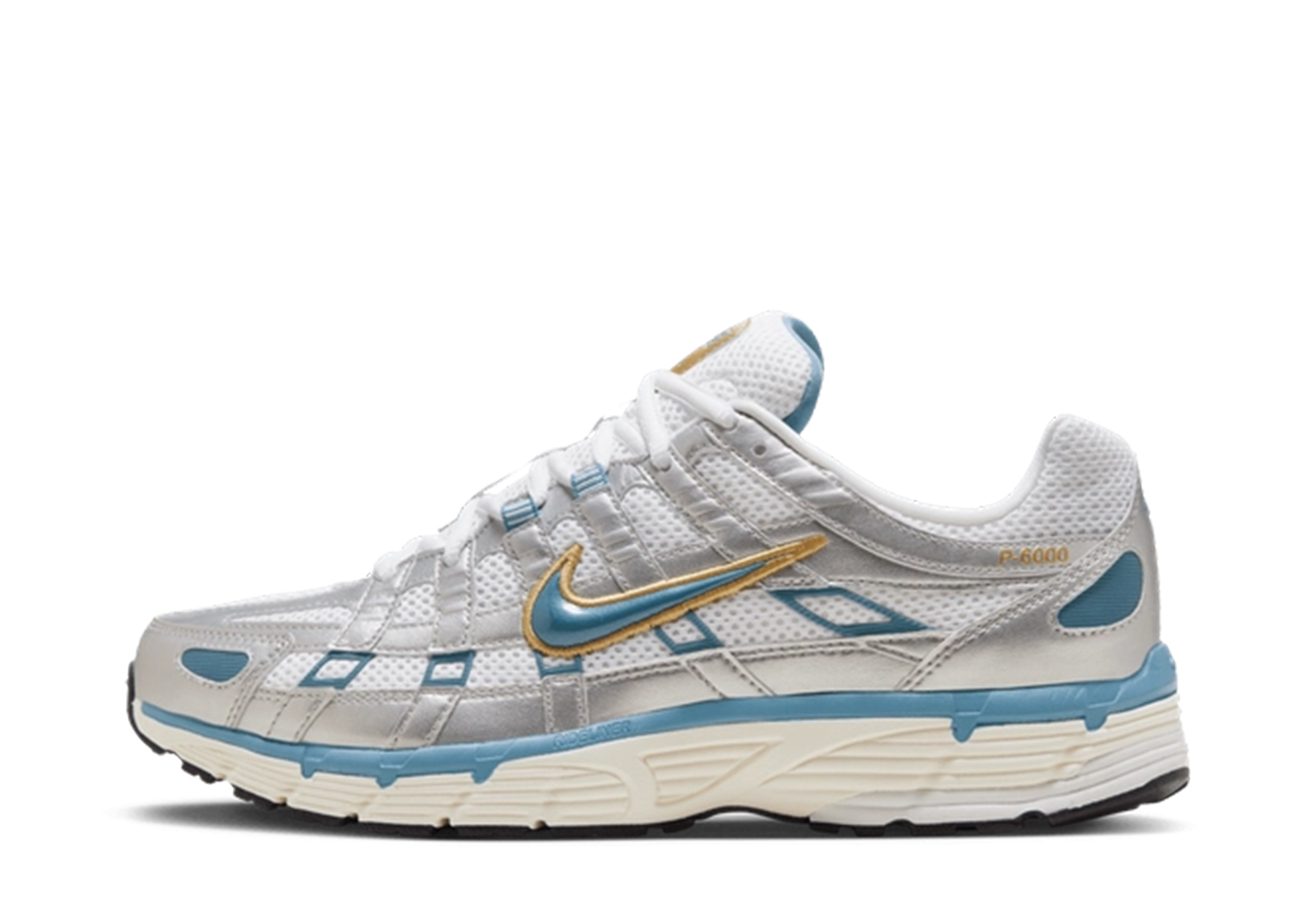 Nike P-6000 'Aegan Storm' (2024) White/Metallic Silver/Pale Ivory/Aegan Storm sneaker – authenticated on KLEKT