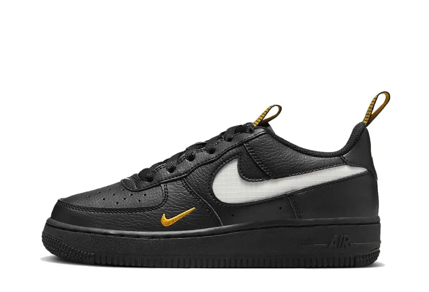Nike Air Force 1 LV8 GS Mini 'Swoosh Black' (2024) BLACK sneaker – authenticated on KLEKT