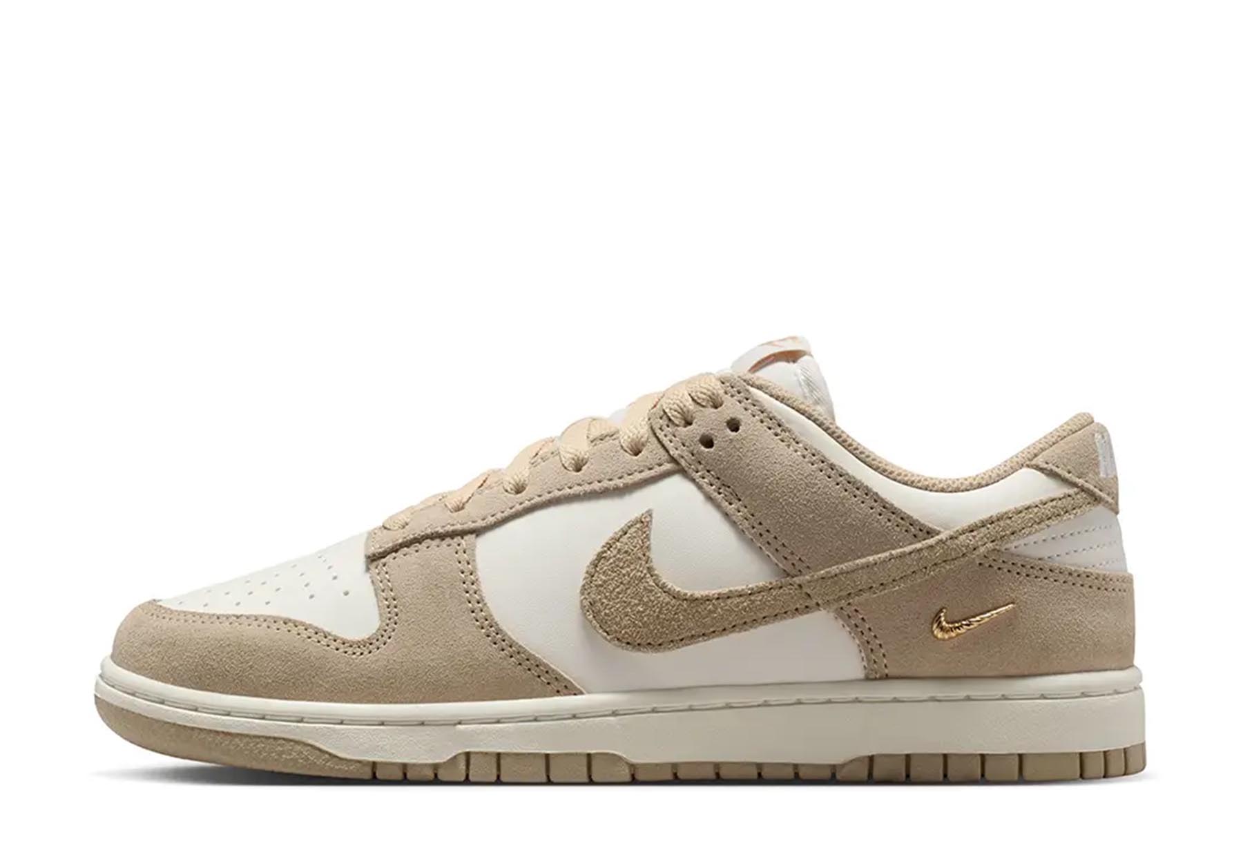 Nike Dunk Low 'Sail Metallic Gold Linen' (2026) GOLD/LINEN sneaker – authenticated on KLEKT