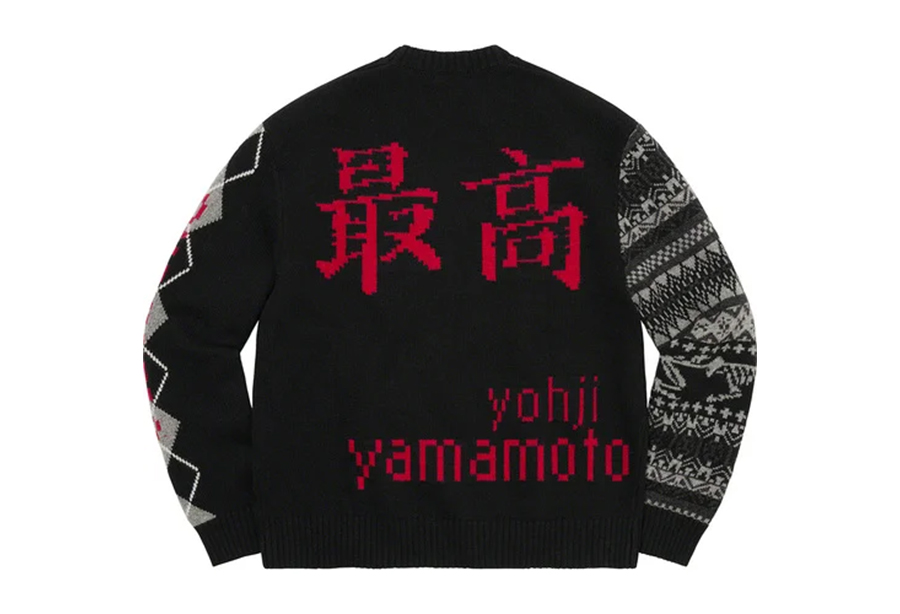 Supreme x Yohji Yamamoto TEKKEN™ Sweater Black (FW22) photo 2
