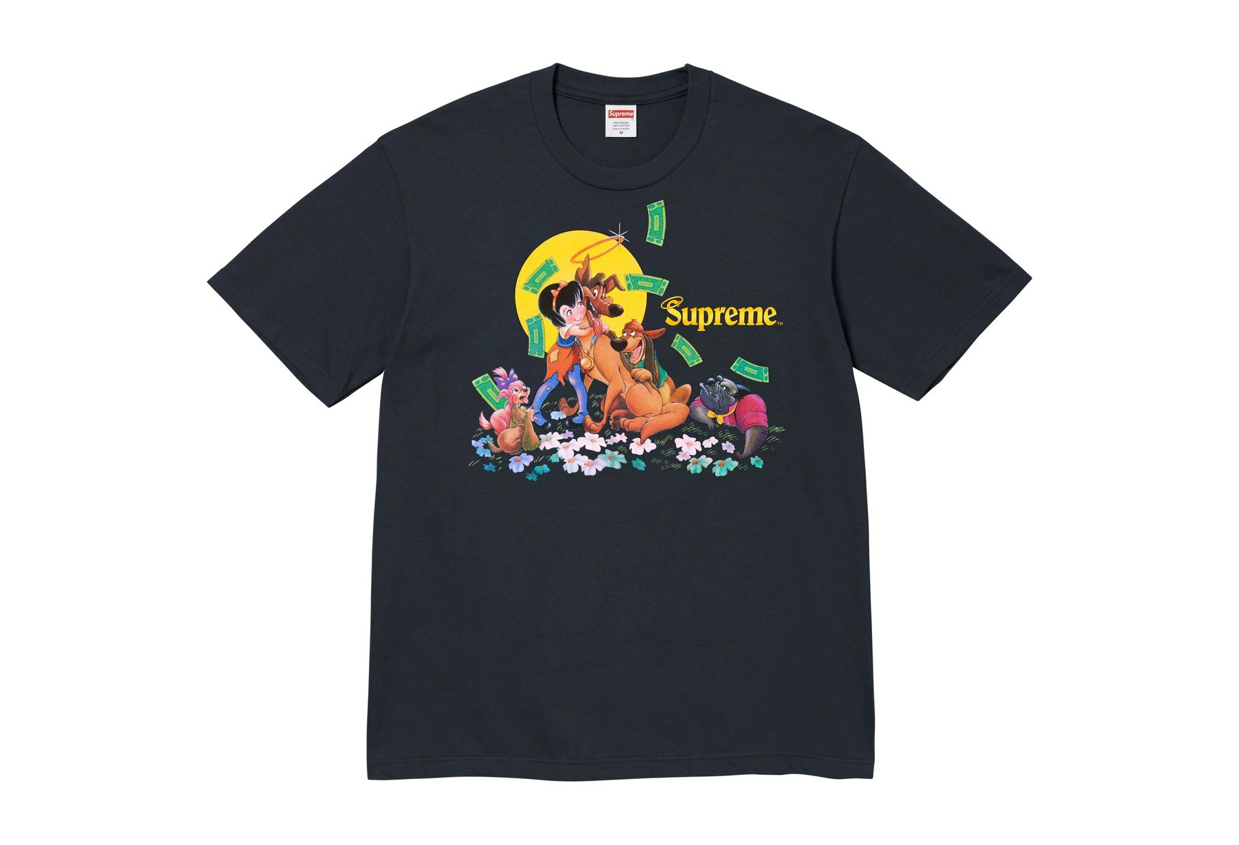Supreme All Dogs Go To Heaven Tee 'Navy' (FW25) NAVY sneaker – authenticated on KLEKT