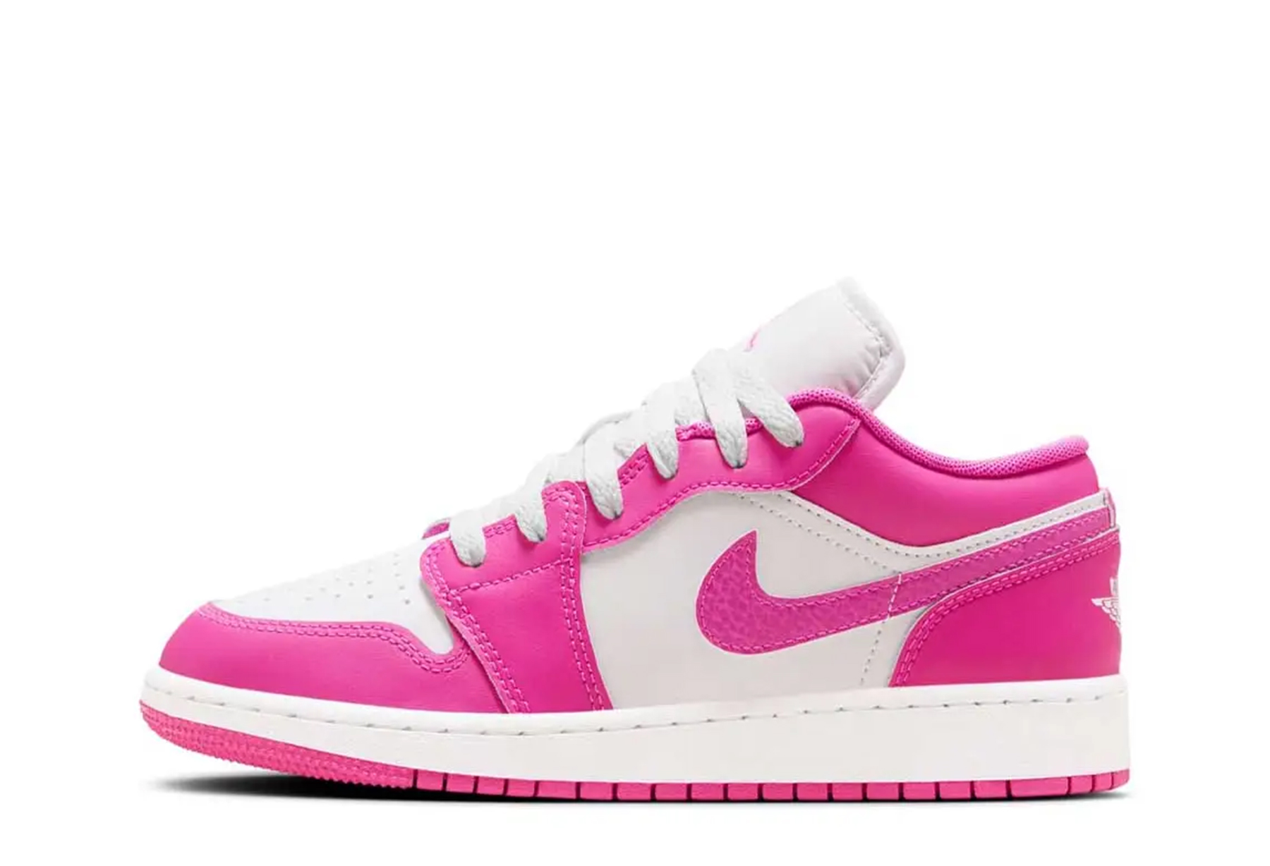 Air Jordan 1 Low GS 'Fire Pink' (2024) FIRE PINK sneaker – authenticated on KLEKT