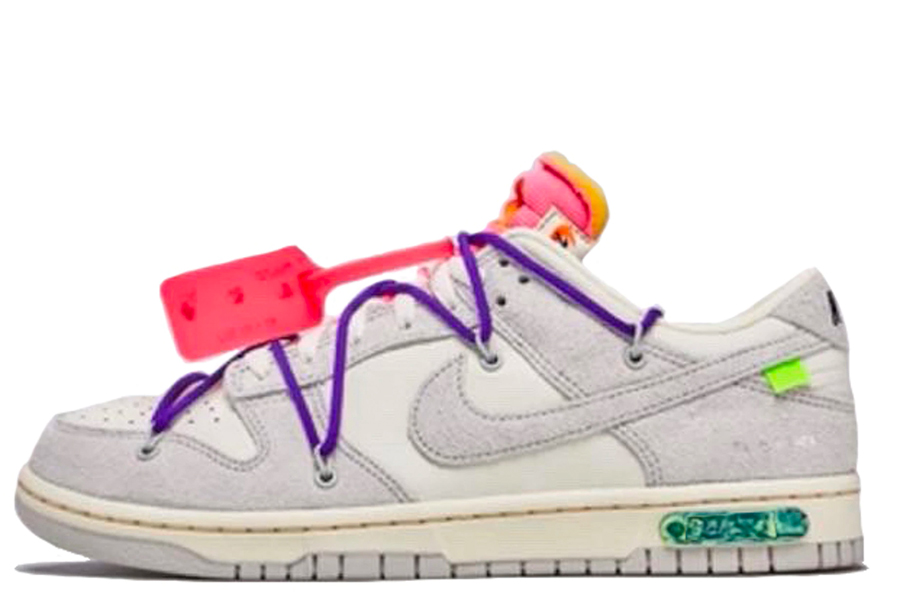 Nike x Off-White Dunk Low 'Lot 15' (2021) Sail/Neutral Grey sneaker – authenticated on KLEKT