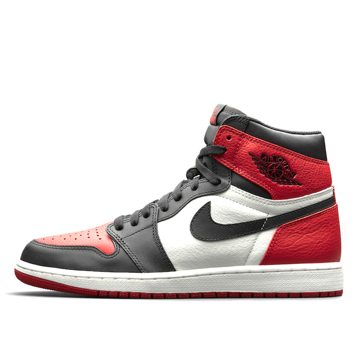 Air Jordan 1 Retro High 'Bred Toe' (2018) sneaker – authenticated on KLEKT