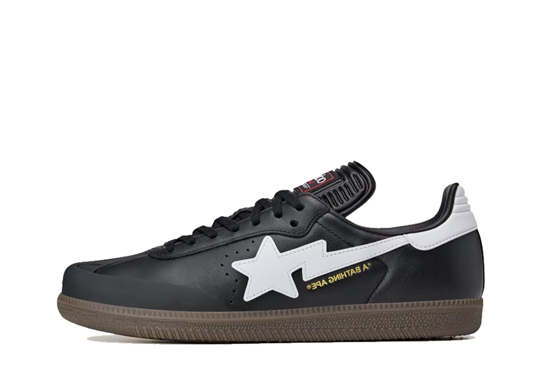 Adidas x BAPE Samba 'Black' (2025) Black/White/Gum sneaker – authenticated on KLEKT
