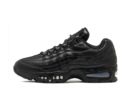 Nike Air Max 95 Big Bubble 'Triple Black Leather' (2025)