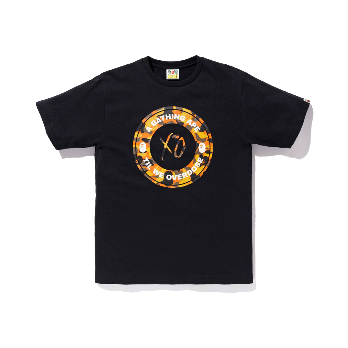 Brands Other x XO The Weeknd Bape Busy Works T-Shirt Tee Black (FW18) Black sneaker – authenticated on KLEKT