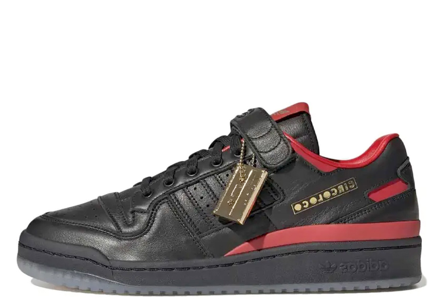 Adidas x Circoloco Forum Low Black (2022) Core Black/Core Black/Vivid Red sneaker – authenticated on KLEKT