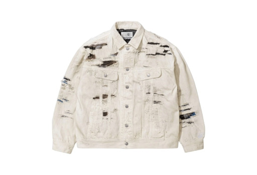 Supreme x MM6 Maison Margiela Distressed Selvedge Denim Trucker Jacket 'White'' (SS26) – authenticated on KLEKT