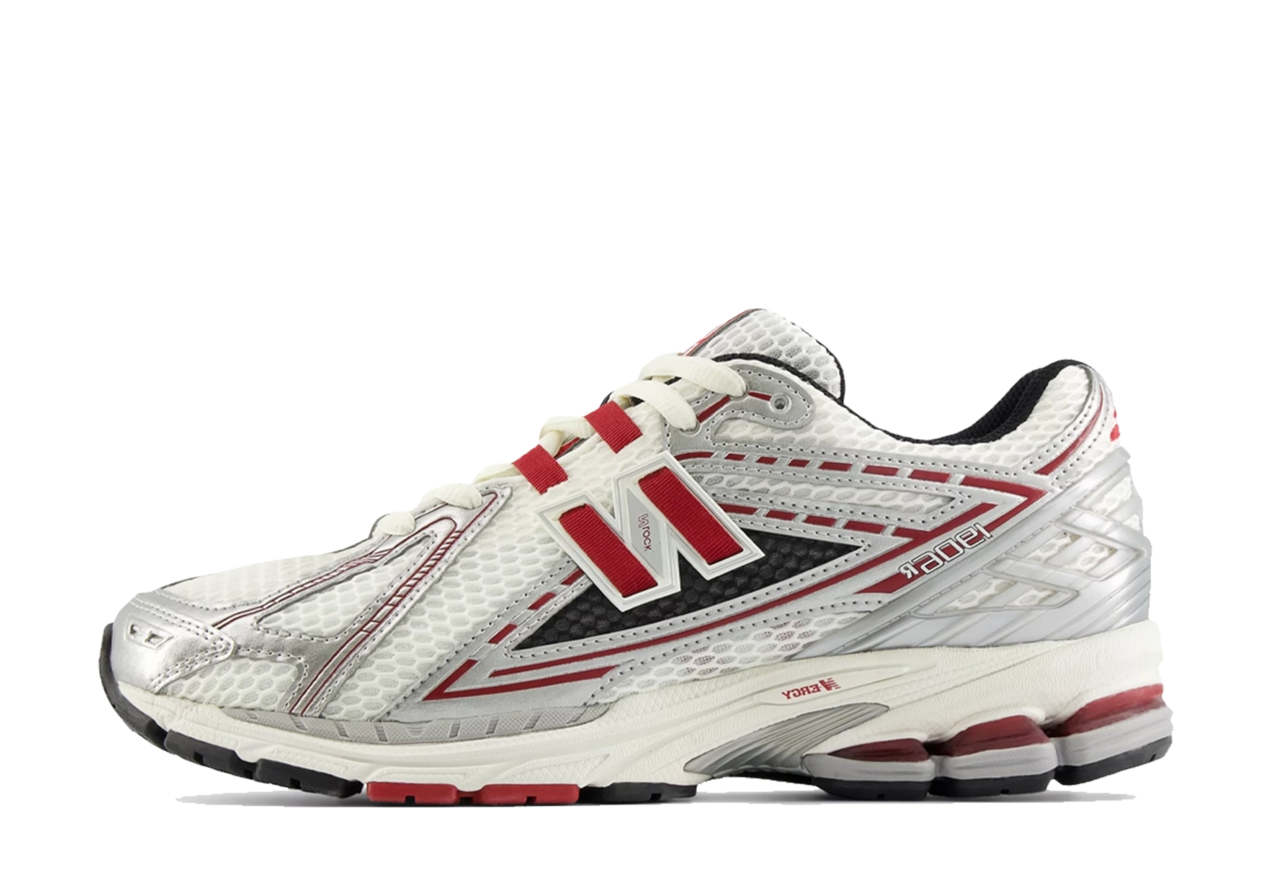New Balance 1906R 'Silver Crimson' (2024) Silver Metallic/Classic Crimson/Sea Salt sneaker – authenticated on KLEKT