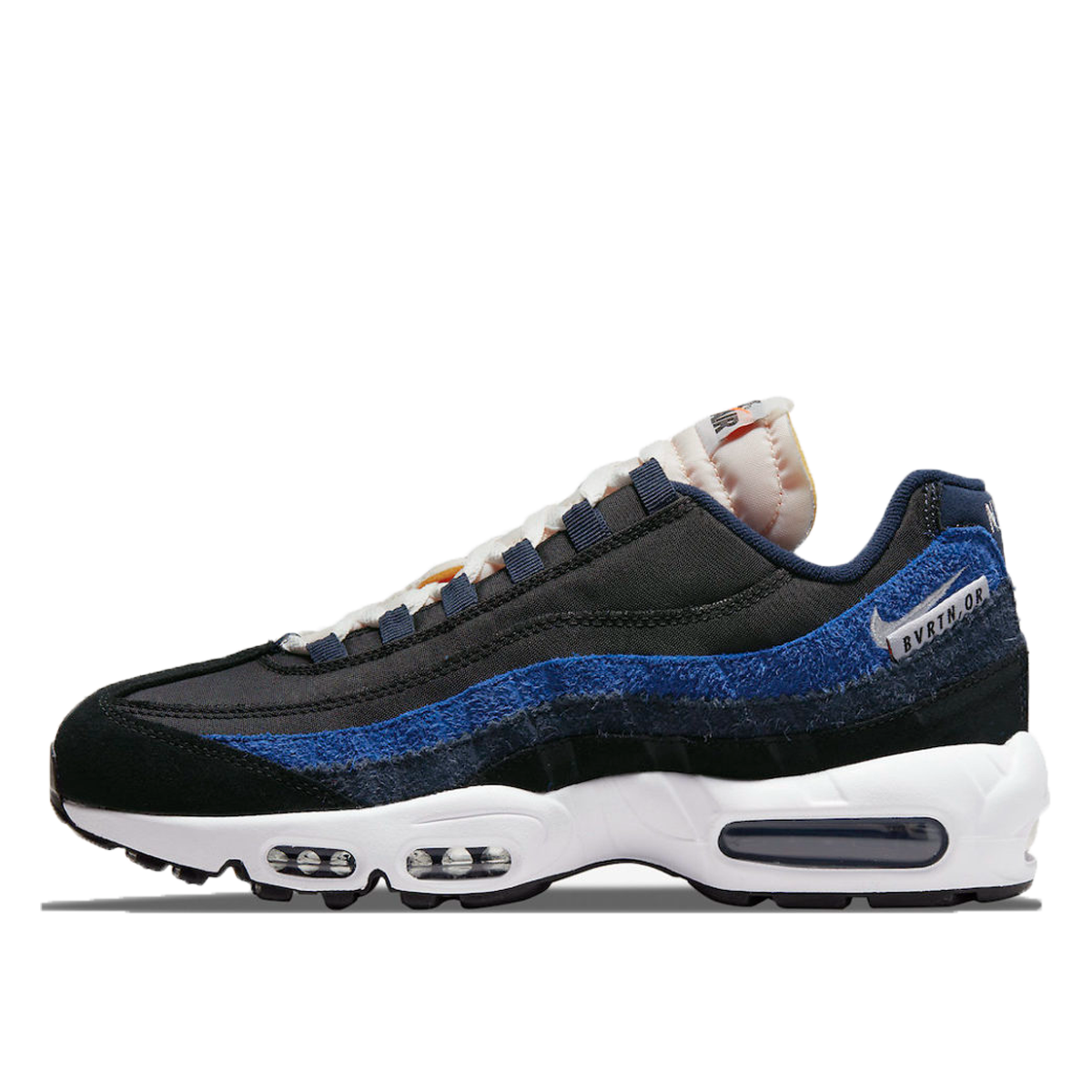 Nike Air Max 95 SE Running Club Black Blue (2021) Black/Sail-Obsidian-Deep Royal Blue sneaker – authenticated on KLEKT