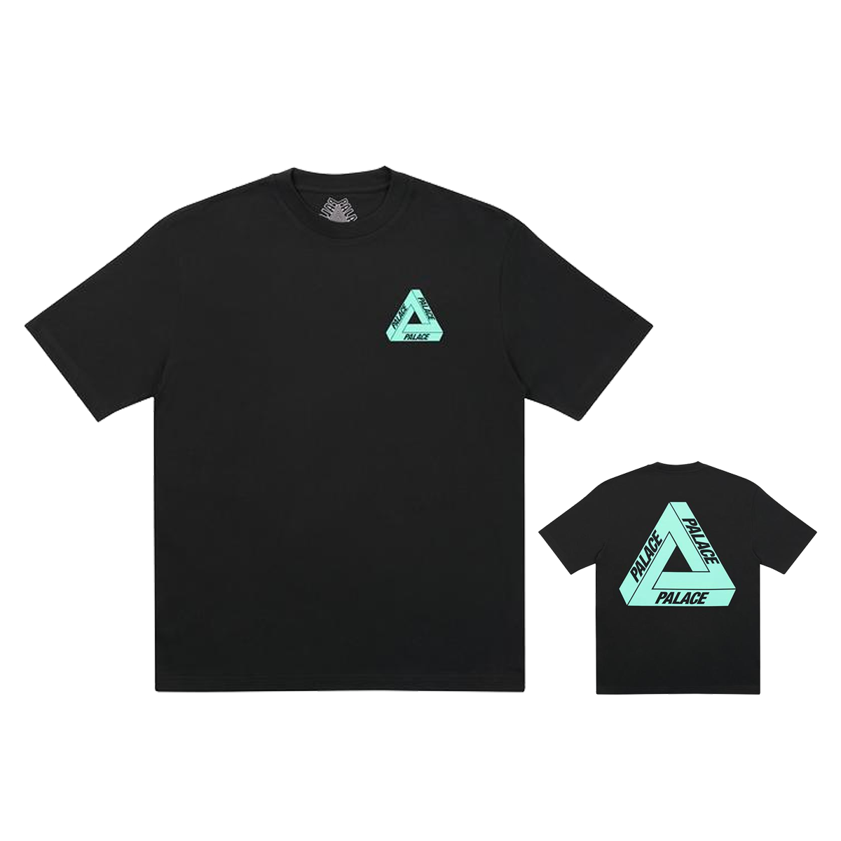 Palace Tri-To-Help T-Shirt Black/Turquoise (FW20) sneaker – authenticated on KLEKT