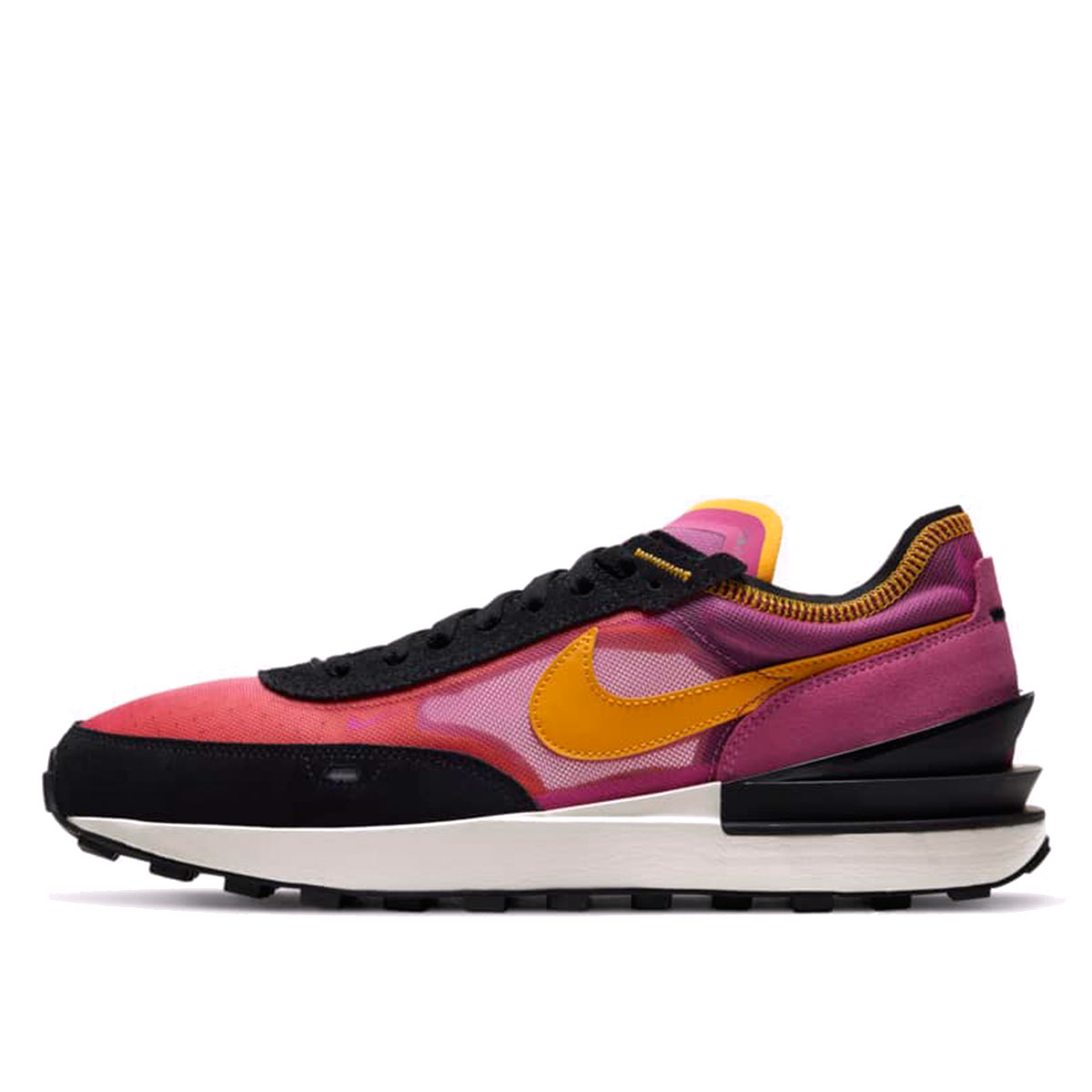 Nike Waffle One Active Fuchsia White (2021) Fuchsia/Black/Coconut Milk/University Gold sneaker – authenticated on KLEKT