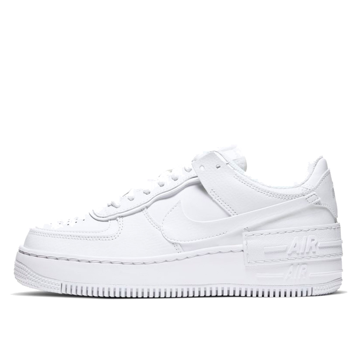 Nike WMNS Air Force 1 Shadow Triple White (2019) sneaker – authenticated on KLEKT