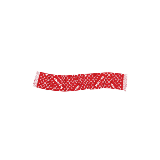 Luxury x Supreme Monogram Scarf Red (FW17)