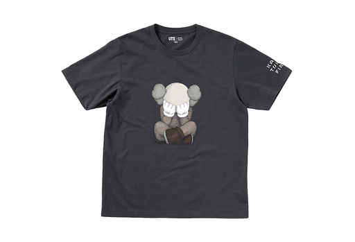Kaws x Uniqlo Tokyo First Tee Dark Grey (SS21)
