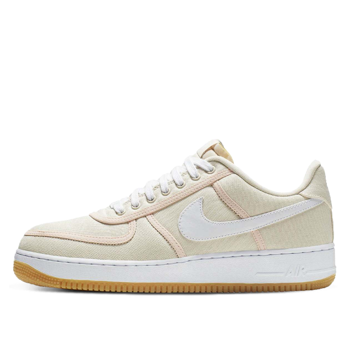 Nike Air Force 1 '07 PRM Canvas 'Light Cream' LIGHT CREAM/WHITE/CRIMSON TINT sneaker – authenticated on KLEKT