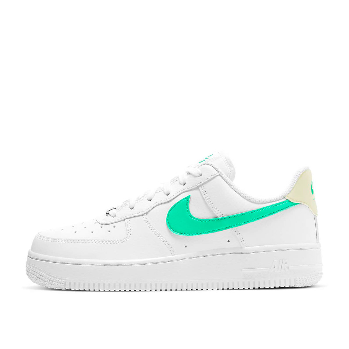 Nike WMNS Air Force 1 Low Green Glow (2021) WHITE/LIGHT BONE-WHITE-GREEN GLOW sneaker – authenticated on KLEKT