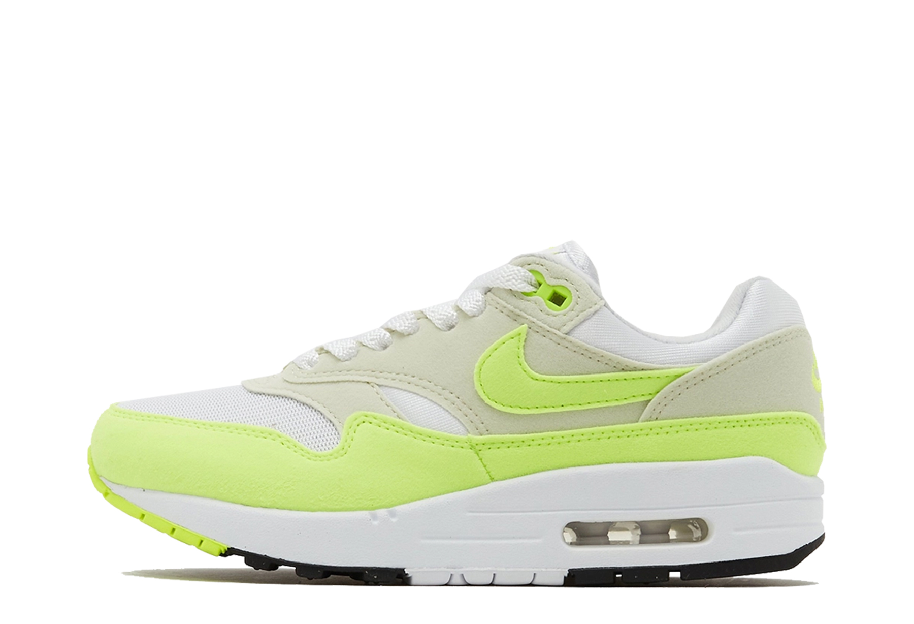 Nike Air Max 1 WMNS 'Volt Suede' (2023) White/Volt/Sea Glass/Black sneaker – authenticated on KLEKT