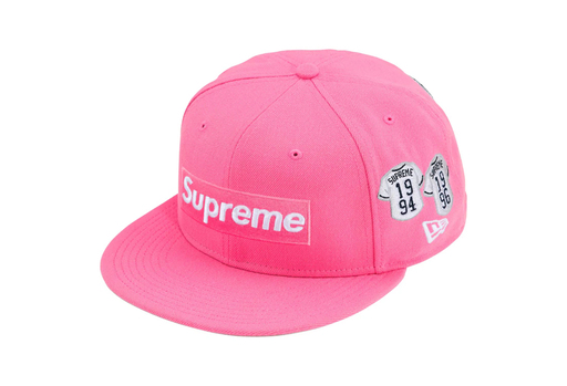 Supreme Jerseys Box Logo New Era 'Pink' (FW24)