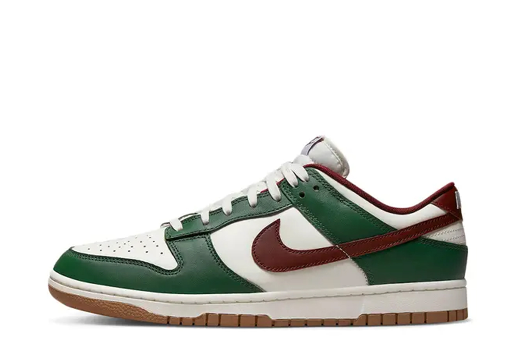 Nike Dunk Low White Green Team Red (2022) WHITE/GREEN/TEAM RED sneaker – authenticated on KLEKT
