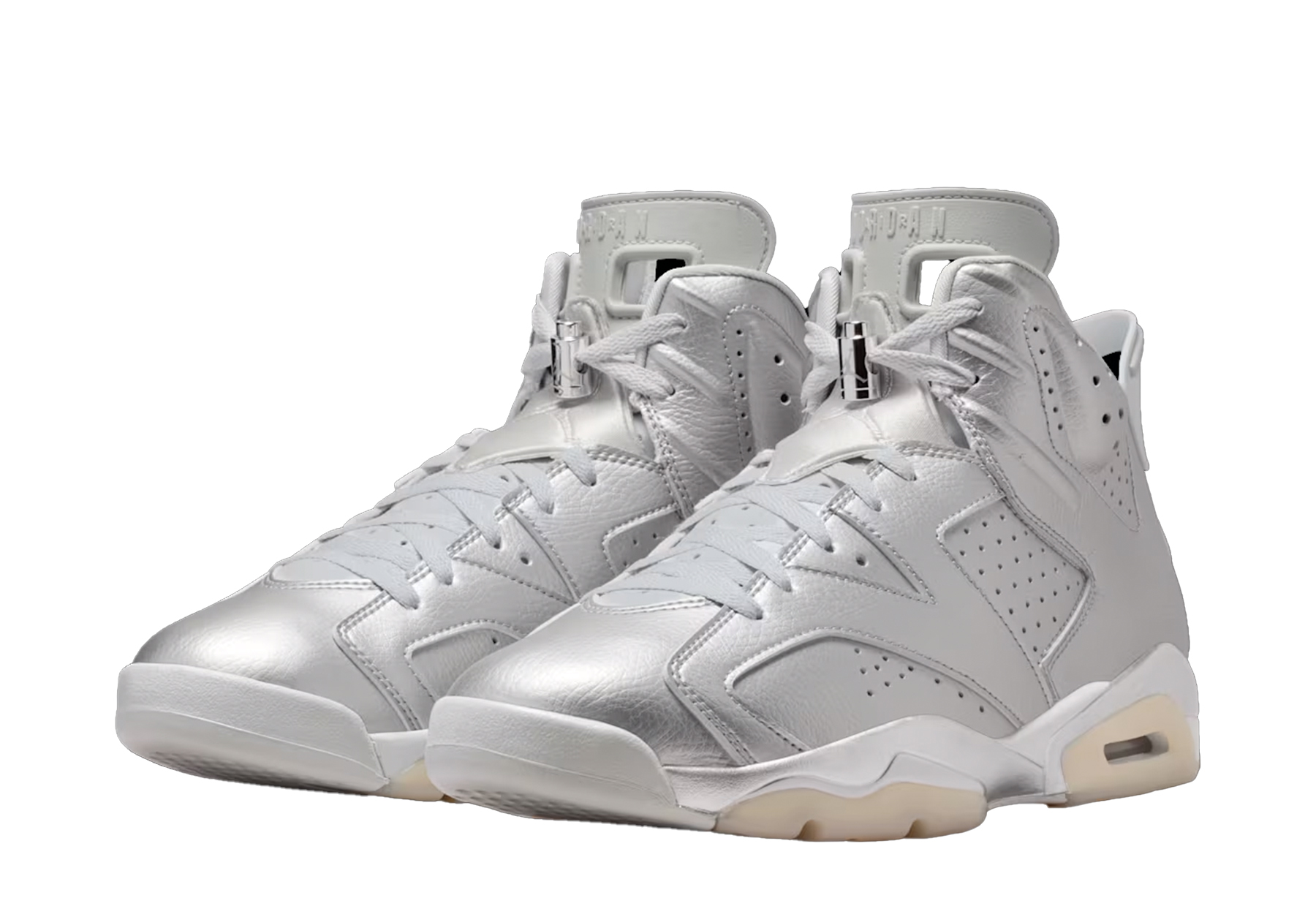 Air Jordan x PSG 6 Retro 'Metallic Silver' (2026) Metallic Silver sneaker – authenticated on KLEKT
