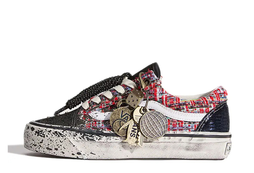 Vans Old Skool Premium Charms 'Black Red Multi' (2026) – authenticated on KLEKT