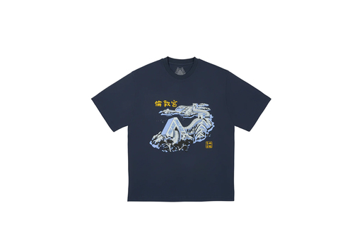 Palace Great Wall Of Tri-Na T-Shirt 'Navy' (FW24) – authenticated on KLEKT
