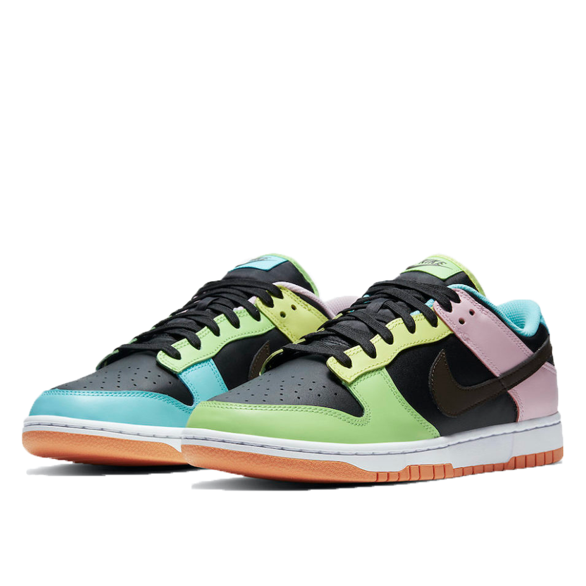 Nike Dunk Low SE 'Free 99 Black' (2021) BLACK/DARK CHOCOLATE/COPA/PINK FOAM sneaker – authenticated on KLEKT
