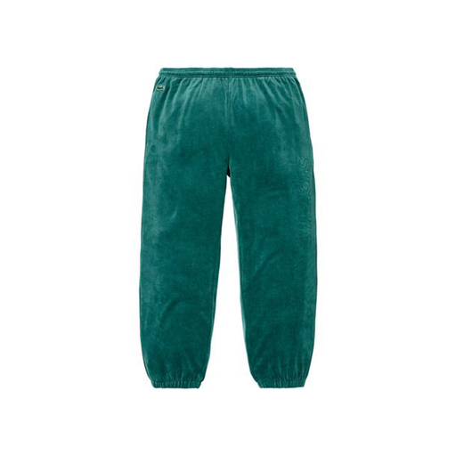 Supreme x Lacoste Velour Track Pant Teal (SS18)