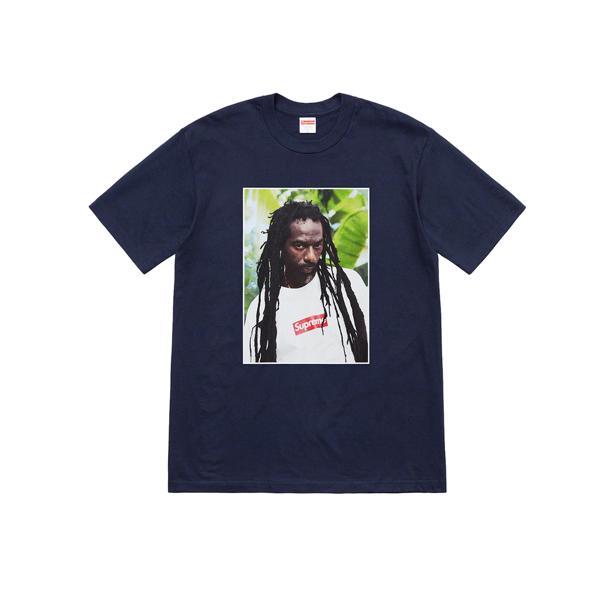 Supreme Buju Banton T-Shirt Tee Navy (SS19) sneaker – authenticated on KLEKT
