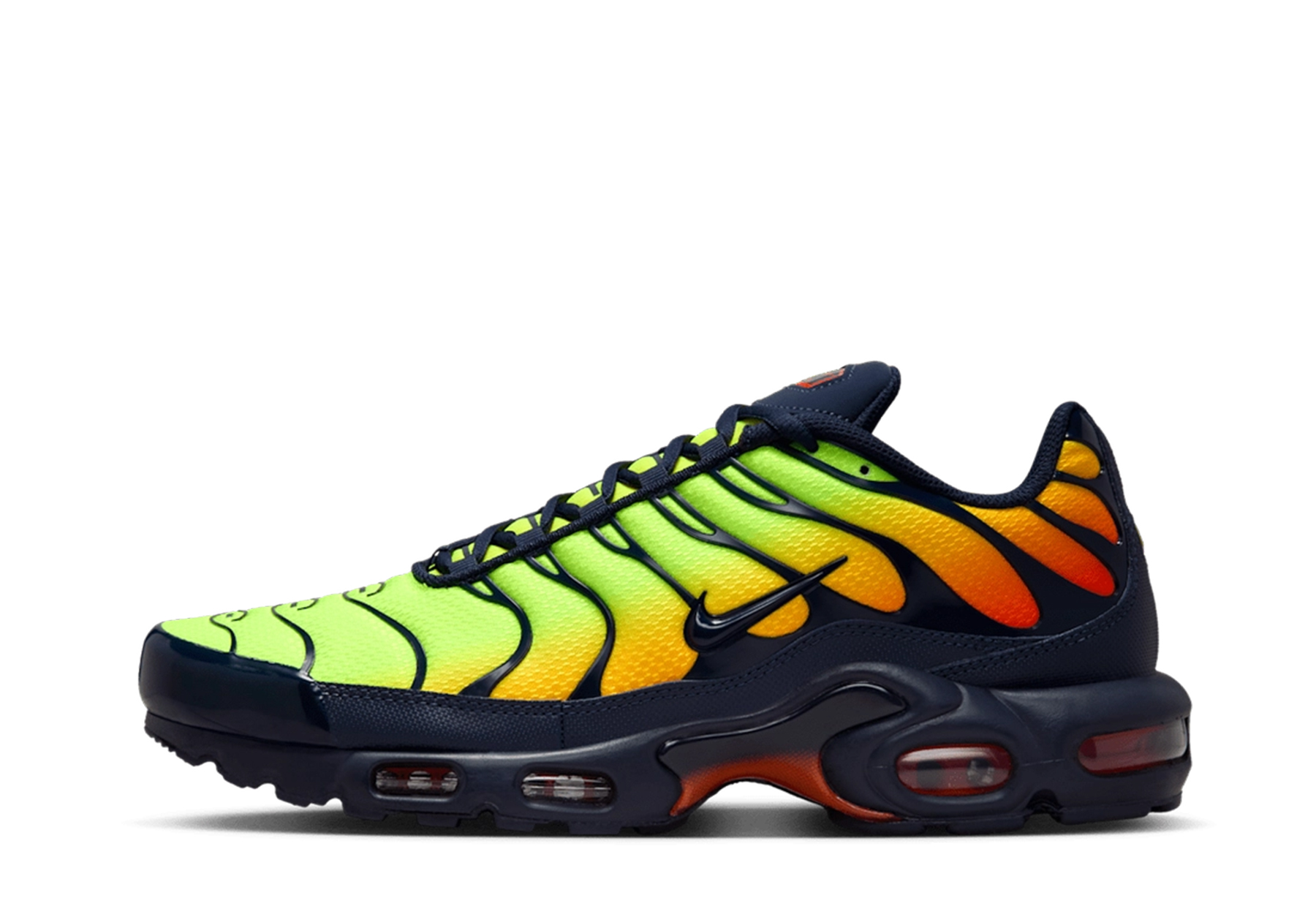 Nike Air Max Plus 'Lemon Venom' (2025) Lemon Venom/Hyper Crimson/Yellow/Laser Orange/Blackened Blue sneaker – authenticated on KLEKT