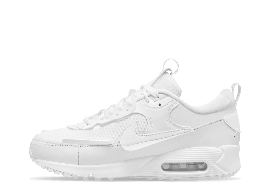 Nike Air Max 90 WMNS Scrap Triple White (2022) White sneaker – authenticated on KLEKT