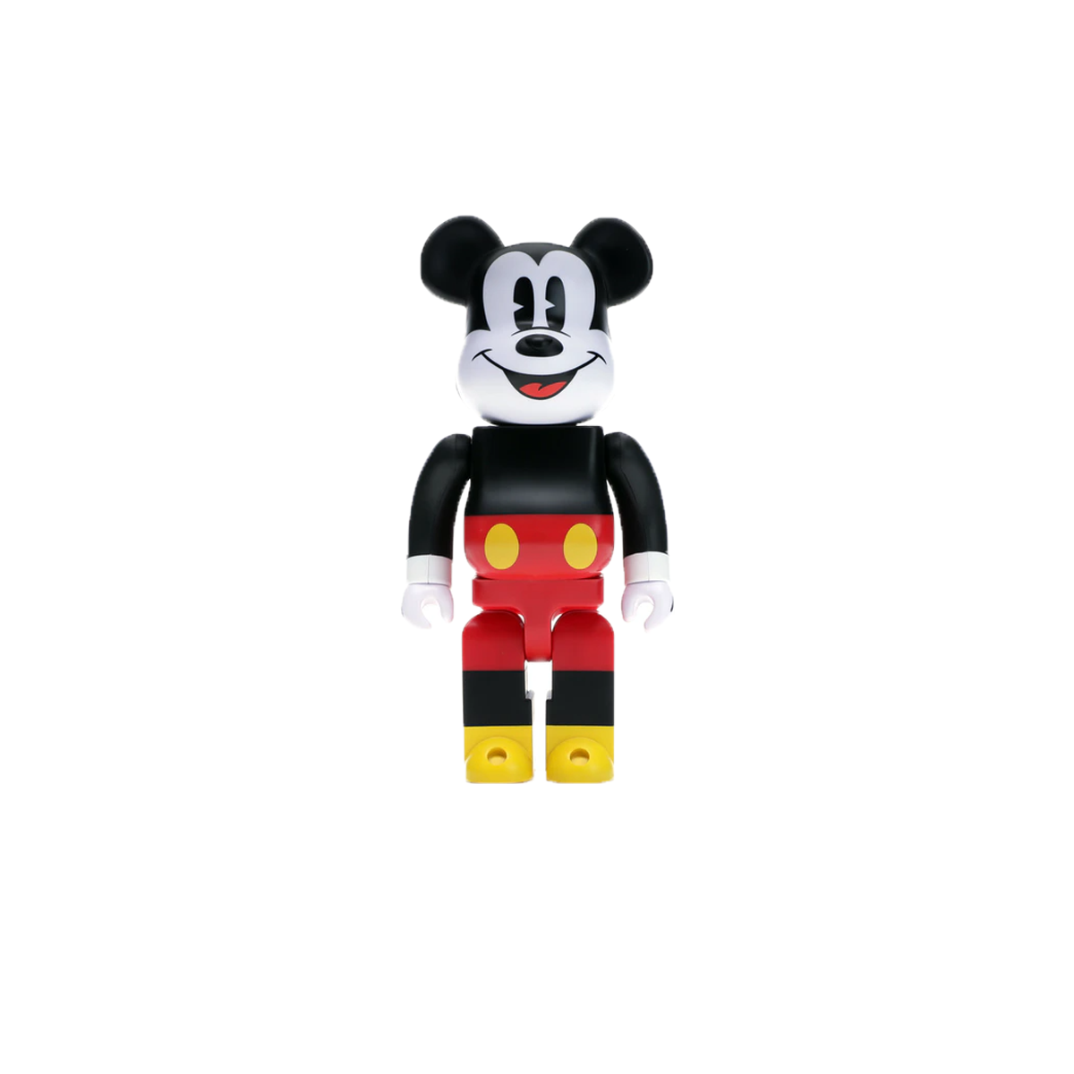 Bearbrick Mickey Mouse 400% Black (2018) BLACK/RED/YELLOW/WHITE sneaker – authenticated on KLEKT