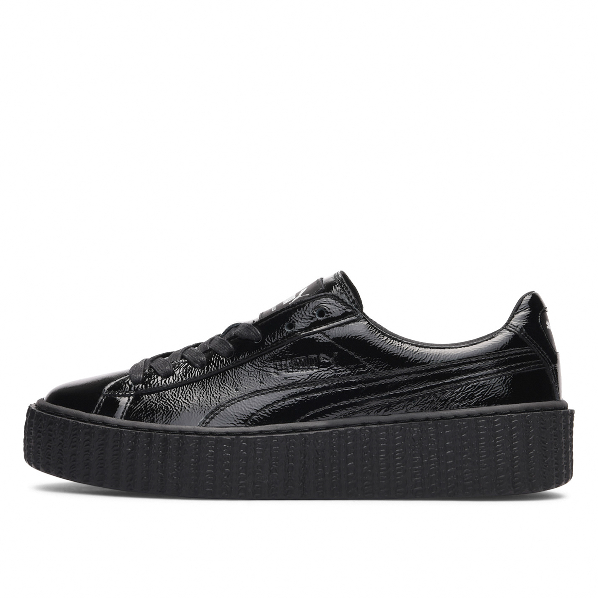 Puma Creeper Rihanna Fenty WMNS Cracked Leather Black (2017) BLACK sneaker – authenticated on KLEKT