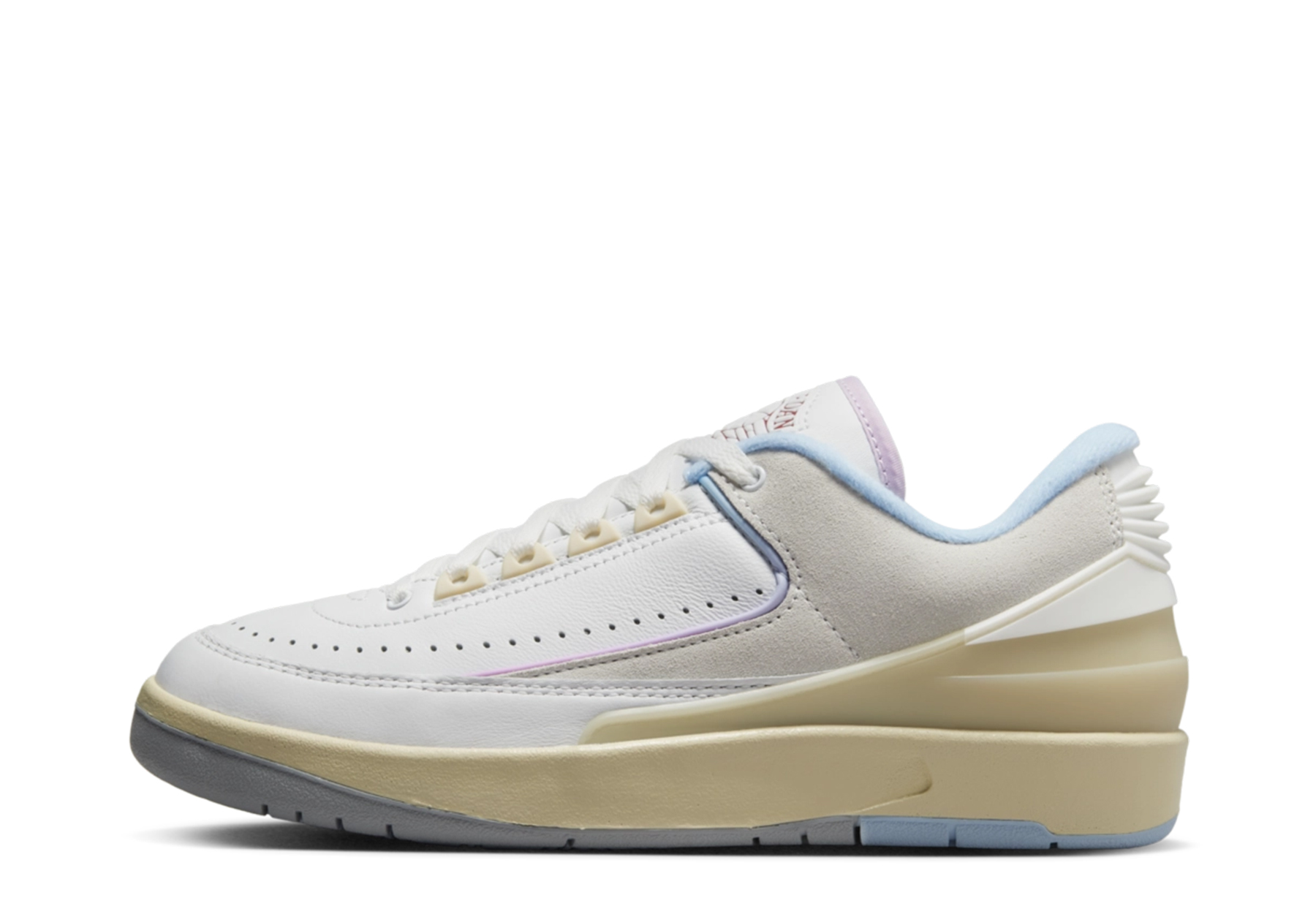 Air Jordan 2 Retro Low WMNS 'Look Up in the Air' (2023) Summit White/Varsity Red/Ice Blue/Iced Lilac sneaker – authenticated on KLEKT