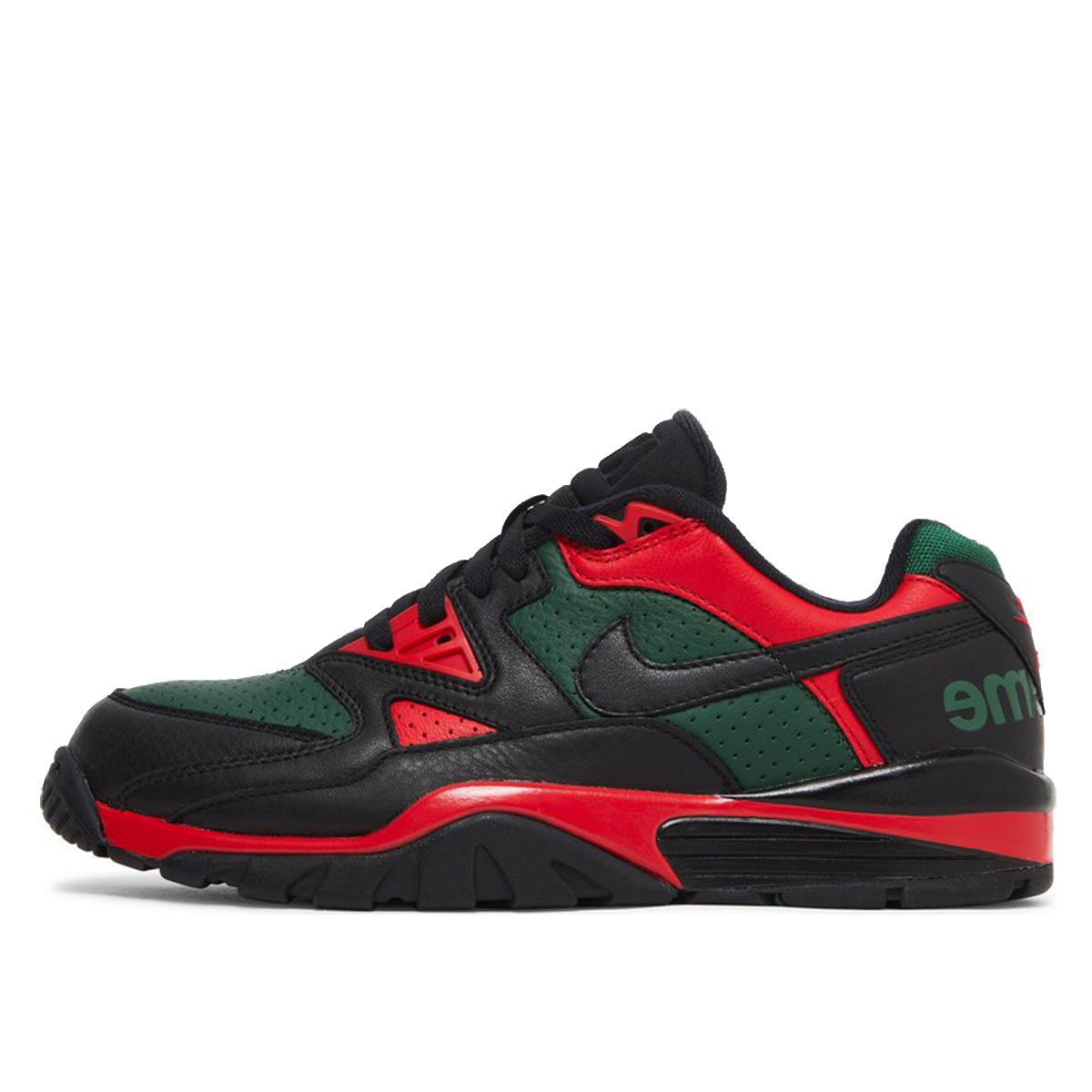 Nike x Supreme Cross Trainer Low Black Green Red (2021) sneaker – authenticated on KLEKT