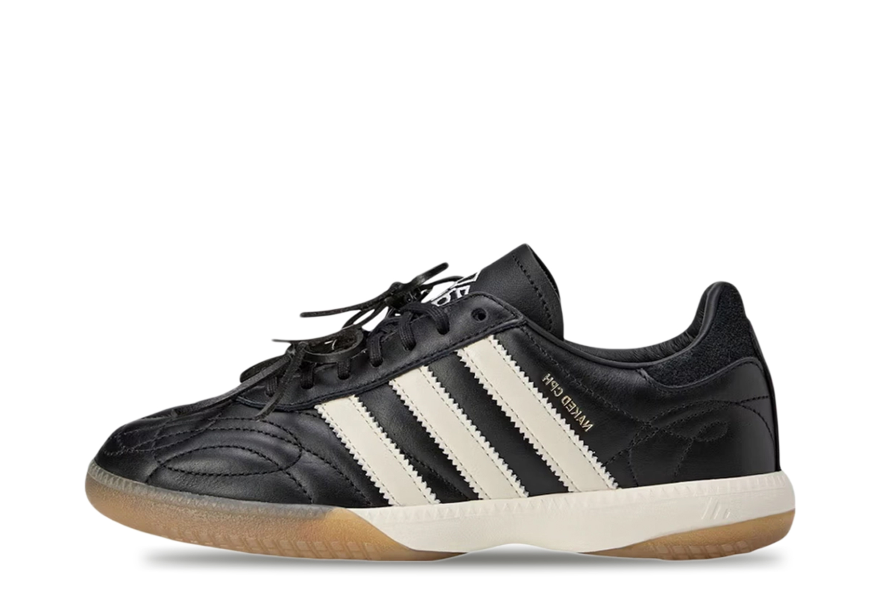 Adidas x NAKED x Maha Samba MN 'Black' (2024) Black/White/Gum sneaker – authenticated on KLEKT